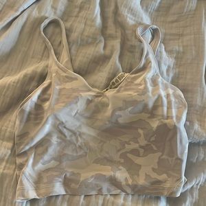 Lululemon White Camo Align Tank
